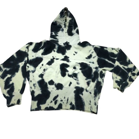 Champion Tops - Chamion Reverse Multicolor Tie-Dye Cropped Hoodie Medium